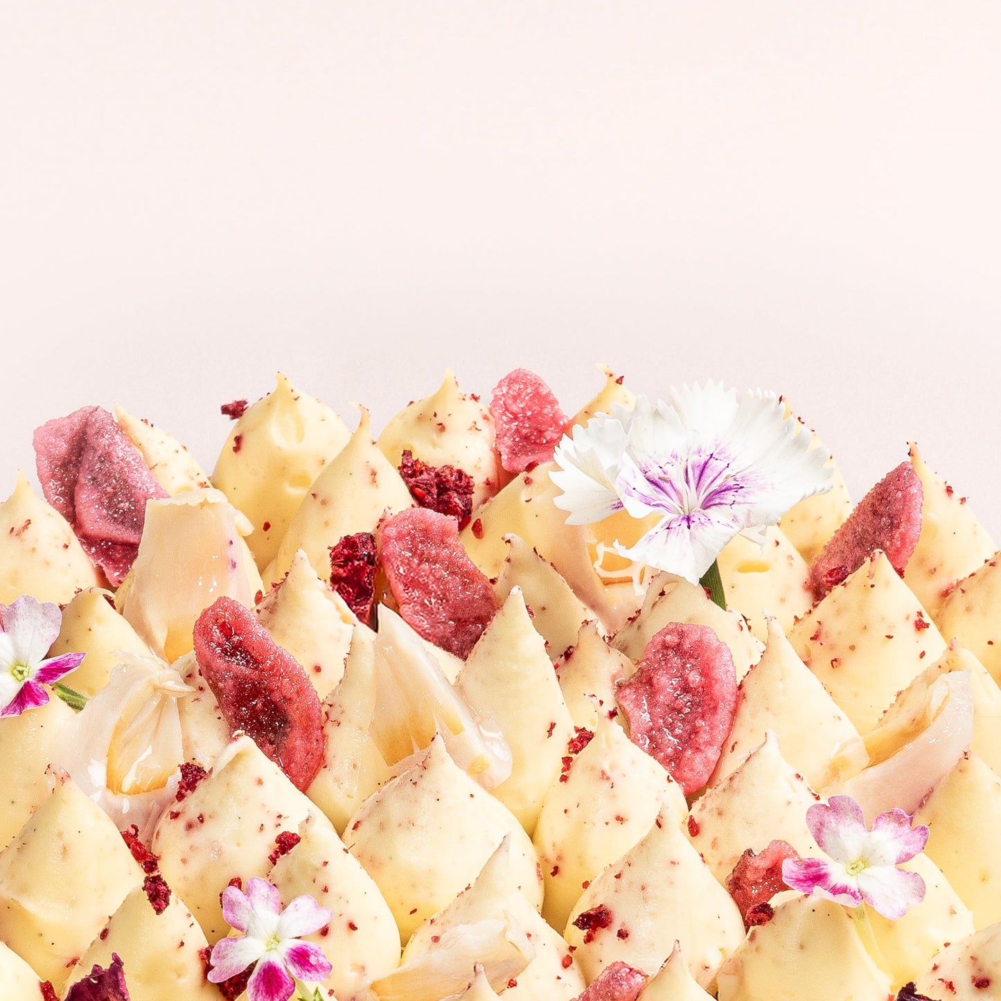 Lychee and Rose Tart