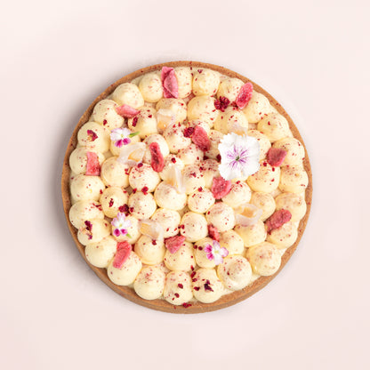 Lychee and Rose Tart
