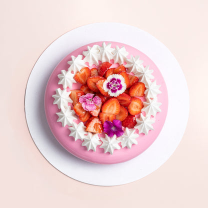 Raspberry Mousse Cake (GF)