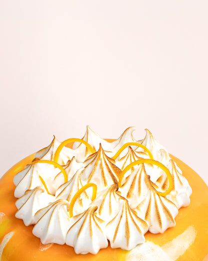 Yuzu Meringue Mousse Cake (GF)