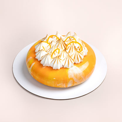 Yuzu Meringue Mousse Cake (GF)