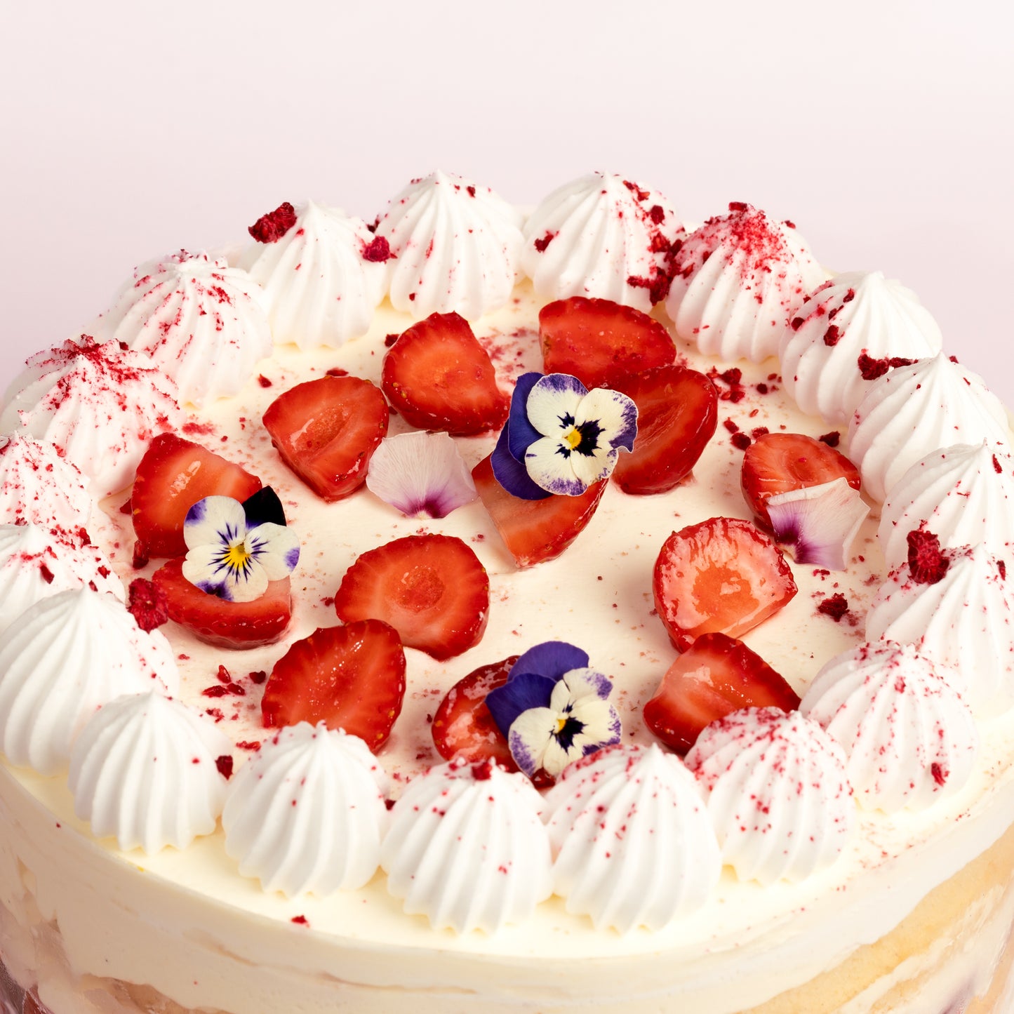 Strawberry Chiffon Cake (NF)