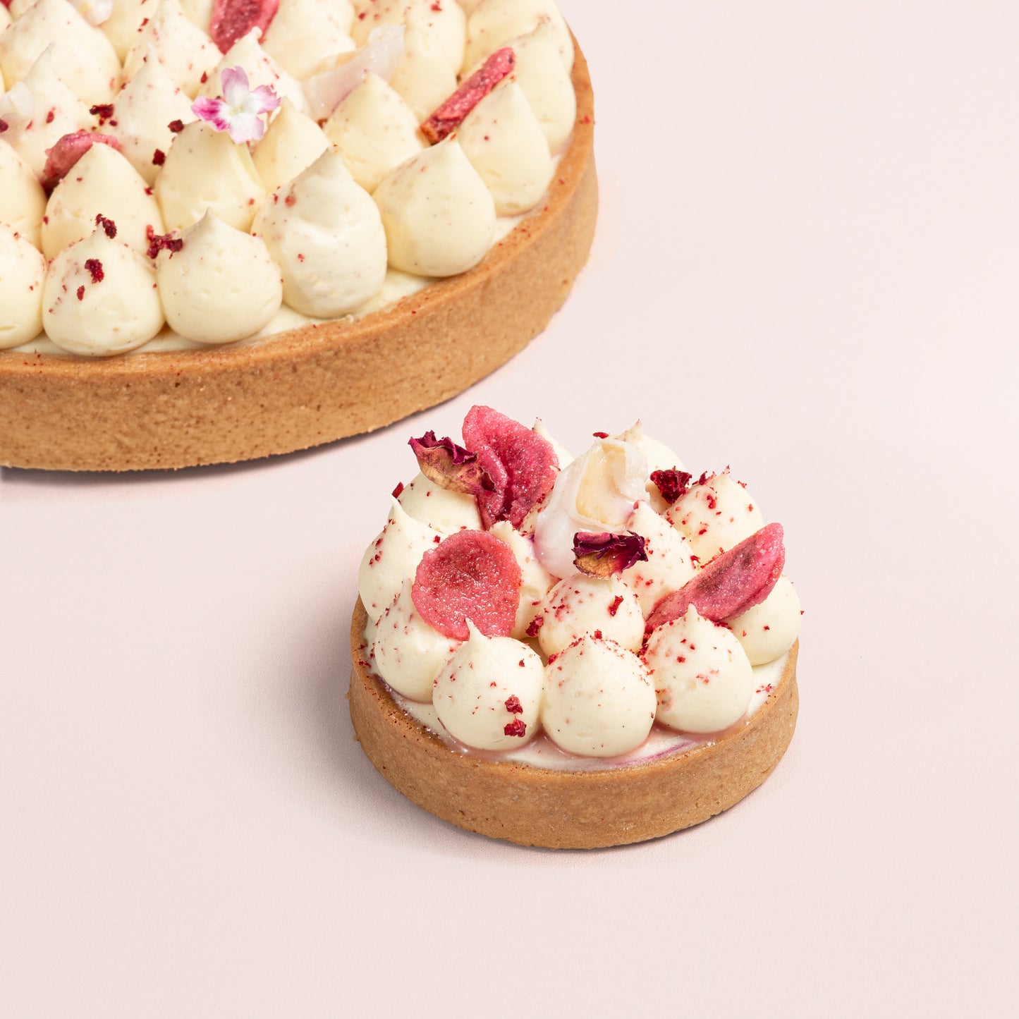 Lychee & Rose Mini Tart - pack of 6